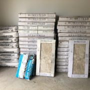 Emser porcelain floor tiles for home renovation project in Eagle Harbor