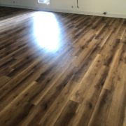 installed Luxury Vinyl Plank flooring