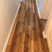 installed Luxury Vinyl Plank flooring