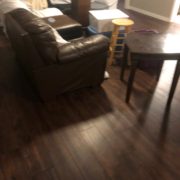 Luxury vinyl plank flooring - installed