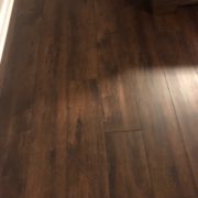 Luxury vinyl plank flooring - installed