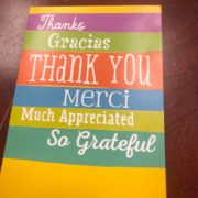 Thank You card from our Dan's Floor Store client!