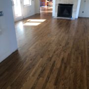 Refinished Red Oak flooring