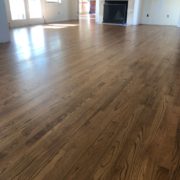 Refinished Red Oak flooring