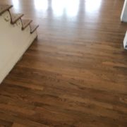 Refinished Red Oak flooring