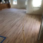 Sanding Red Oak flooring