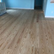 Sanded wood floors