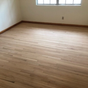 Sanded Red Oak floors