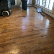 Removing old wood flooring