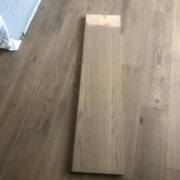 Checking match stained Oak stair tread