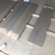 Match staining Oak stair treads