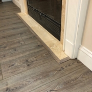 Oak look Luxury Vinyl Plank flooring - installed