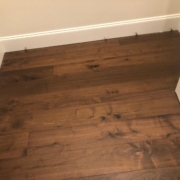 Installed Walnut flooring