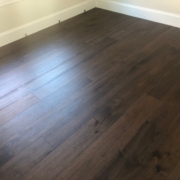 Installed Walnut flooring
