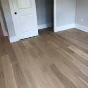 Winter Oak plank flooring installed