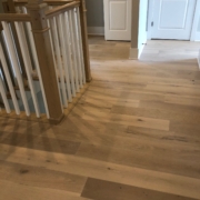 Winter Oak plank flooring installed