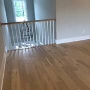 Winter Oak plank flooring installed