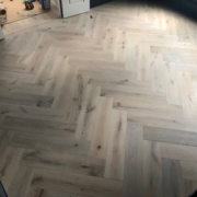 French Oak flooring in herringbone pattern