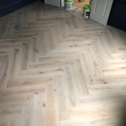 French Oak flooring in herringbone pattern