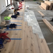 Installing French Oak flooring