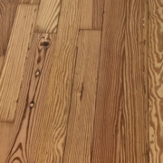 Sanded heart pine flooring-detail