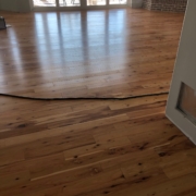 Installed Australian Cypress flooring