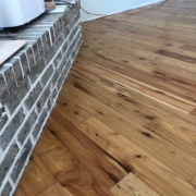 Installed Australian Cypress flooring
