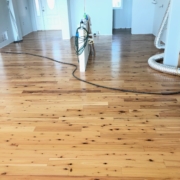 Installed Australian Cypress flooring