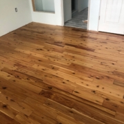 Installed Australian Cypress flooring