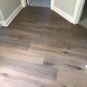 French Oak plank flooring installed