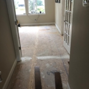 Installing birch flooring