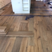 Installing French Oak plank flooring