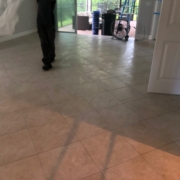 Old floor tile - to be removed