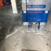 Removing old floor tile