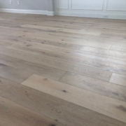 7 1/2" wide engineered White Oak flooring