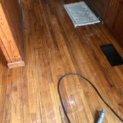 Red and White Oak flooring - pre-refinishing