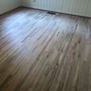 Red and White Oak flooring - refinished