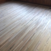 Sanded Red and White Oak flooring