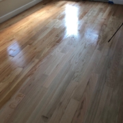 Stain and finish Oak flooring.