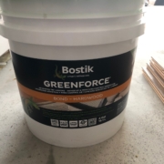 Bostik Greenforce adhesive.