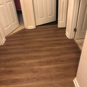 Luxury Vinyl Plank flooring - installed.