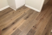 7 1/2" engineered White Oak flooring installed.