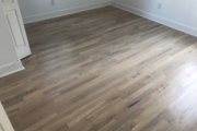 Finished solid White Oak flooring.