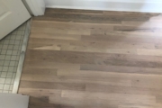Finished solid White Oak flooring.