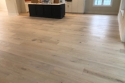 9 1/2" wide European Oak flooring installed.