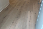 9 1/2" wide European Oak flooring installed.
