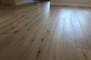 9 1/2" wide European Oak flooring installed.