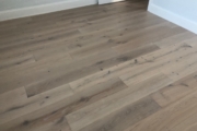 Installed European Oak flooring.