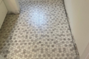 Installed Lungarra Carrara tile.