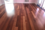 Sapele Mahogany flooring installed.